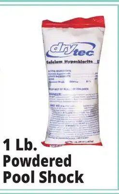 Ocean State Job Lot DryTec Powdered Pool Shock 1 lb offer