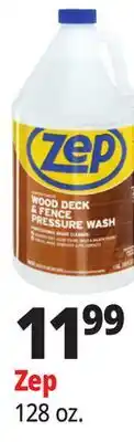 Ocean State Job Lot ZEP Wood Deck & Fence Pressure Wash 1 Gal offer