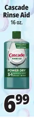 Ocean State Job Lot Cascade Rinse Aid offer