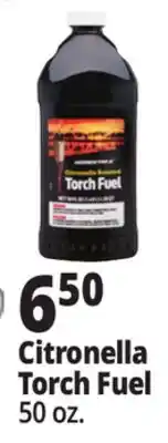 Ocean State Job Lot Citronella Scented Torch Fuel 50 oz offer