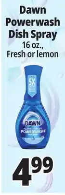 Ocean State Job Lot Dawn Powerwash Dish Spray offer