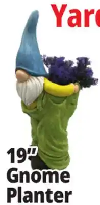 Ocean State Job Lot 19 Gnome Planter offer