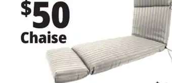 Ocean State Job Lot Chaise Cushion Beige Striped offer