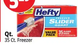 Ocean State Job Lot Hefty Storage Quart Slider Bags 40 Count offer