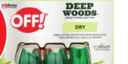 Ocean State Job Lot Off! Deep Woods Insect Repellent offer