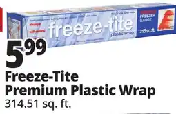 Ocean State Job Lot Freeze-Tite Premium Plastic Wrap offer