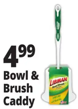 Ocean State Job Lot Libman Bowl Brush & Caddy 2 Piece offer