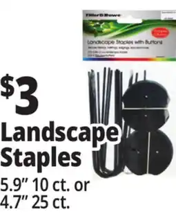 Ocean State Job Lot Tiller & Rowe Landscape Staples with Buttons 10 Count offer