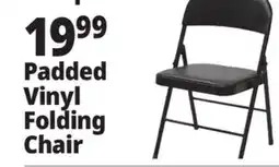 Ocean State Job Lot Padded Metal Folding Chair Black offer