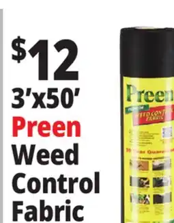 Ocean State Job Lot Preen Premium Weed Control Fabric 50' offer