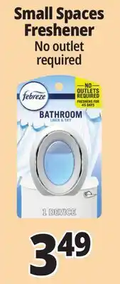 Ocean State Job Lot FEBREZE Small Spaces Freshener offer