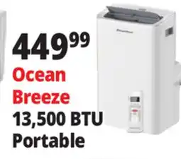 Ocean State Job Lot Ocean Breeze 13 500 BTU Portable Air Conditioner offer