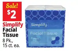 Ocean State Job Lot Simplify Facial Tissue offer