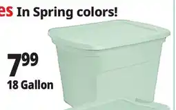 Ocean State Job Lot 18 Gallon Storage Boxes offer