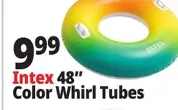 Ocean State Job Lot Intex 48 Color Whirl Tubes offer