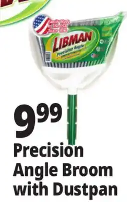 Ocean State Job Lot Libman Precision Angle Broom with Dustpan offer