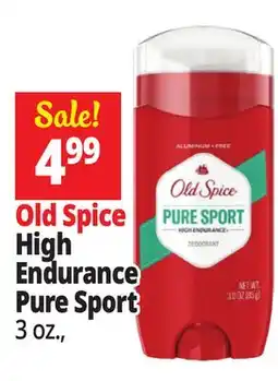 Ocean State Job Lot Old Spice High Endurance Pure Sport offer