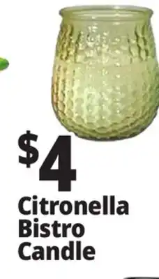 Ocean State Job Lot Citronella Bistro Candle offer