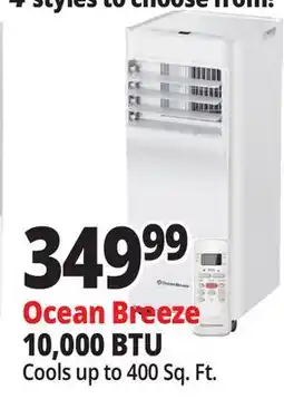 Ocean State Job Lot Ocean Breeze 10 000 BTU Portable Air Conditioner offer