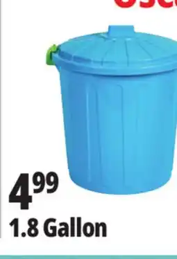 Ocean State Job Lot Round Clear Storage Bucket with Latching Lid offer