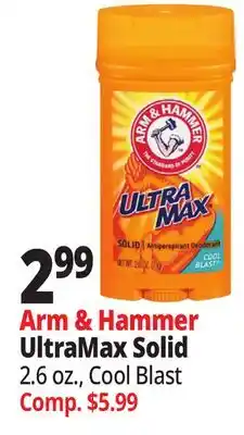 Ocean State Job Lot Arm & Hammer UltraMax Solid offer