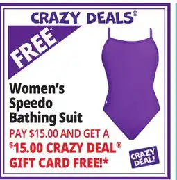 Ocean State Job Lot Women's Speedo Bathing Suit offer