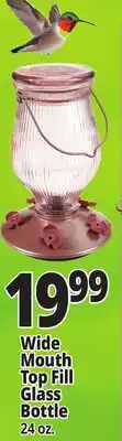 Ocean State Job Lot Perky Pet Top Fill Glass Hummingbird Feeder 24 oz offer