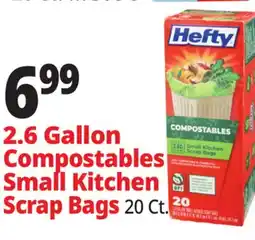 Ocean State Job Lot Hefty Compostable Small Kitchen Scrap Bags 20 Count offer