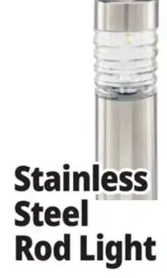 Ocean State Job Lot Solar Stainless Steel Path Light 15 offer