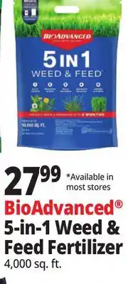 Ocean State Job Lot BioAdvanced 5-in-1 Weed & Feed Fertilizer offer
