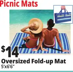 Ocean State Job Lot 2-Person Outdoor Fold-Up Mat 5'x6.5' offer