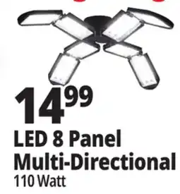 Ocean State Job Lot Bright Living 8-Panel LED Garage Light offer