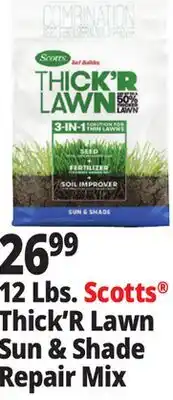 Ocean State Job Lot Scotts Thick'r Lawn Turf Builder 12 lbs offer