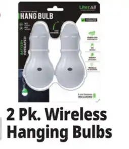 Ocean State Job Lot 2 Pk. Wireless Hanging Bulbs offer