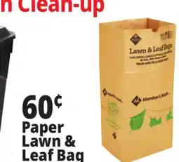 Ocean State Job Lot Single Paper Lawn & Leaf Bag offer