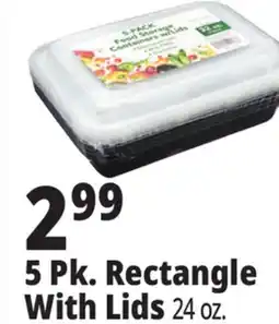 Ocean State Job Lot Round Food Container 14.4 oz offer