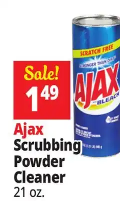 Ocean State Job Lot Ajax with Bleach Powder Cleanser 21 oz offer