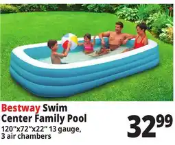 Ocean State Job Lot Bestway H2OGO! Family Swim Center Inflatable Pool 10' offer