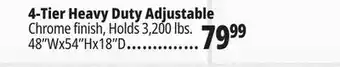 Ocean State Job Lot 4-Tier Heavy-Duty Wire Shelving offer