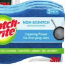 Ocean State Job Lot Scotch-Brite Heavy-Duty Scrub Sponges 3 Count offer