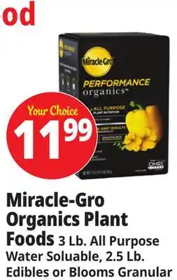 Ocean State Job Lot Miracle-Gro Organics Plant Foods offer