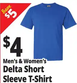 Ocean State Job Lot Women's & Women's Delta Short Sleeve T-Shirt offer