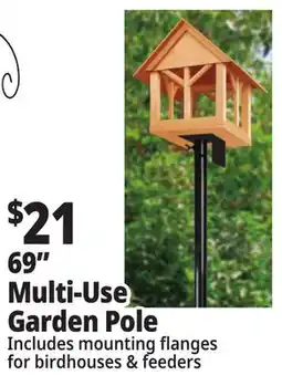 Ocean State Job Lot Tiller & Rowe Multi-Use Garden Pole 69 offer