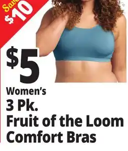 Ocean State Job Lot Women's 3 Pk. Fruit of the Loom offer