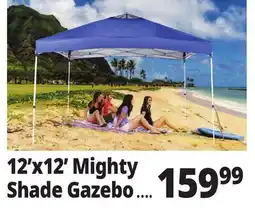 Ocean State Job Lot Mighty Shade 12' x 12' One-Touch Pop-Up Gazebo offer