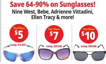 Ocean State Job Lot Sunglasses offer