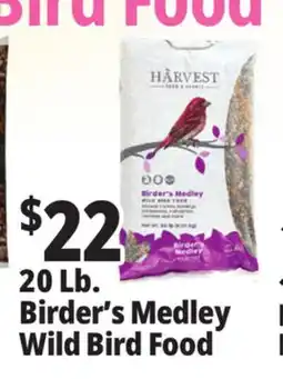 Ocean State Job Lot Harvest Birder's Medley Wild Bird Food 20 lbs offer