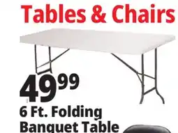 Ocean State Job Lot Enduro 6' Folding Banquet Table offer