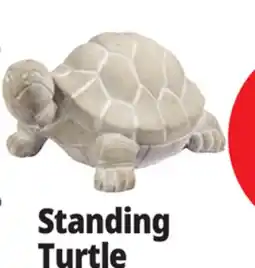 Ocean State Job Lot Standing Turtle Cement Statue Gray offer