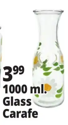 Ocean State Job Lot 1000 ml. Glass Carafe offer